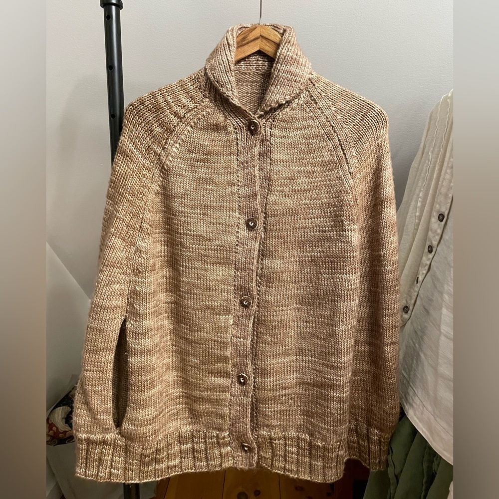 Vintage sweater cape